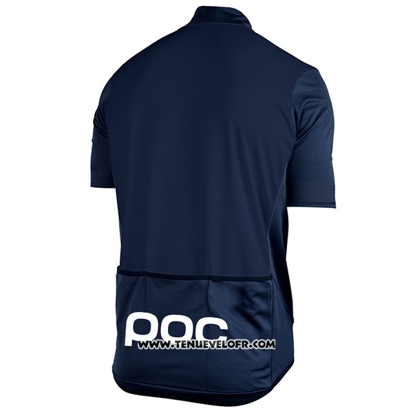 2017 Maillot Ciclismo POC Fondo Elements Bleu Manches Courtes et Cuissard